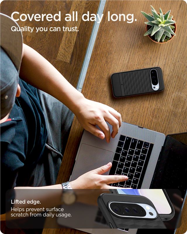 Spigen Parallax MagSafe, matte black - Google Pixel 10 Pro XL