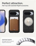 Spigen Parallax MagSafe, matte black - Google Pixel 10 Pro XL