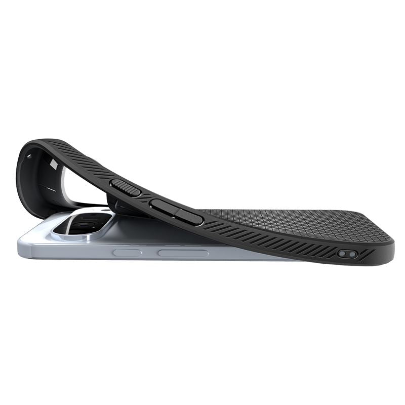 Spigen Liquid Air, matte black - Google Pixel 10 Pro XL