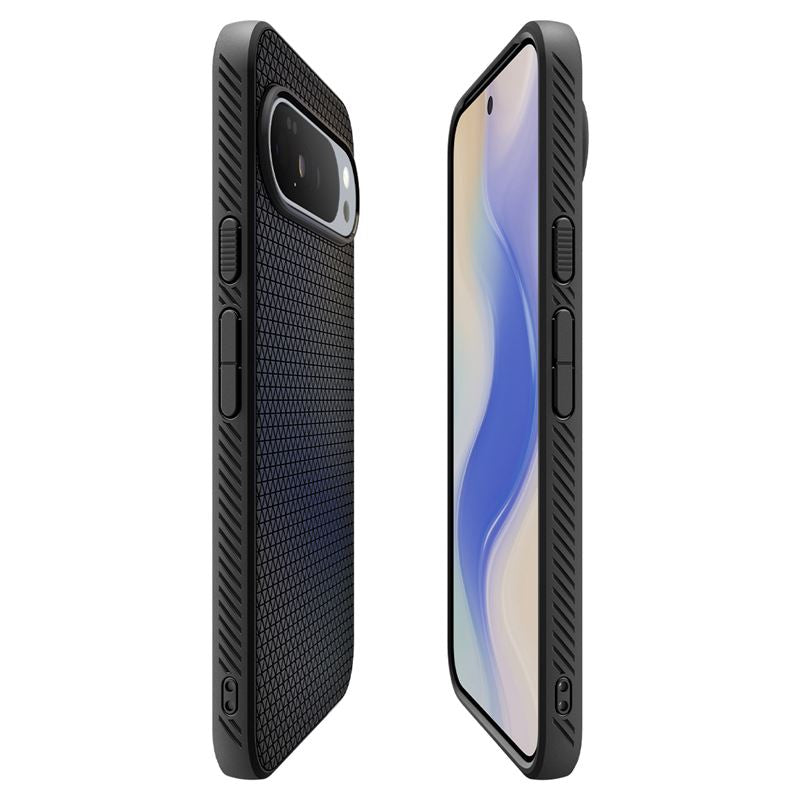 Spigen Liquid Air, matte black - Google Pixel 10 Pro XL
