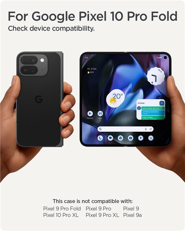 Spigen Ultra Hybrid MagSafe, clear white - Google Pixel 10 Pro Fold