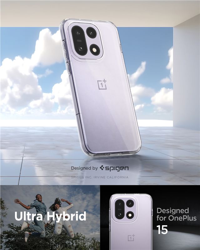 Spigen Ultra Hybrid, crystal clear - OnePlus 15