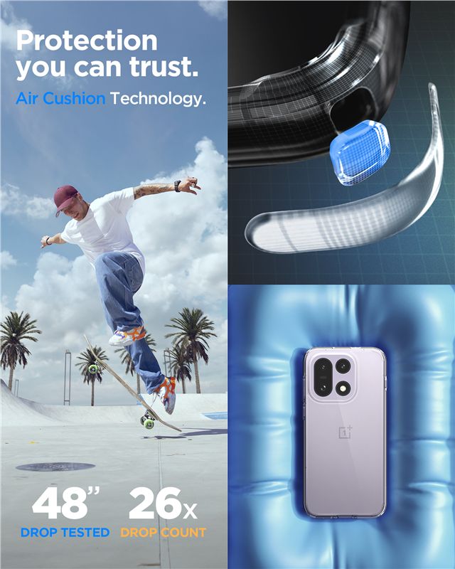 Spigen Ultra Hybrid, crystal clear - OnePlus 15