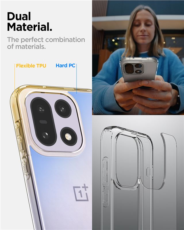 Spigen Ultra Hybrid, crystal clear - OnePlus 15