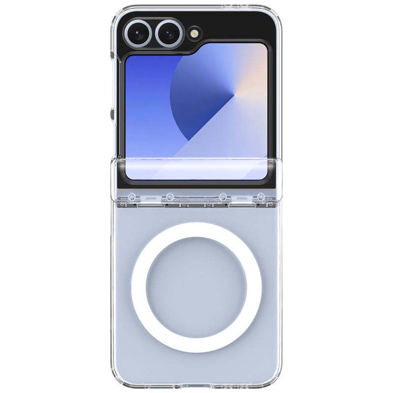 Hybrid design with a hard back and flexible frame