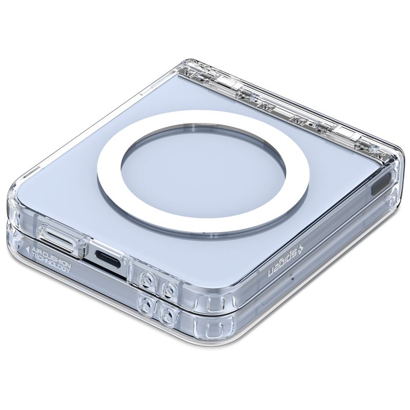 Spigen Ultra Hybrid Pro MagSafe, clear white - Samsung Galaxy Z Flip7 FE/Flip 6