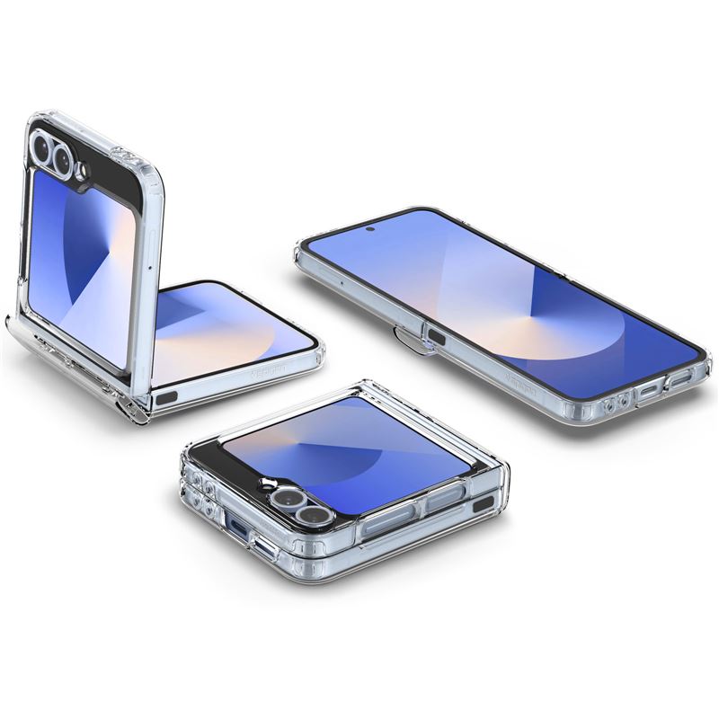 Spigen Ultra Hybrid Pro MagSafe, clear white - Samsung Galaxy Z Flip7 FE/Flip 6