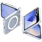 Spigen Ultra Hybrid Pro MagSafe, clear white - Samsung Galaxy Z Flip7 FE/Flip 6