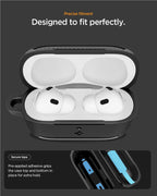 Spigen Rugged Armor, matte black - AirPods Pro 3