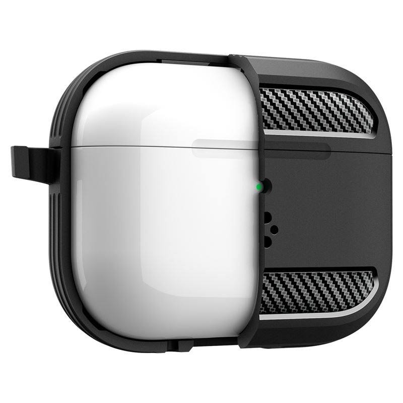 Spigen Rugged Armor, matte black - AirPods Pro 3