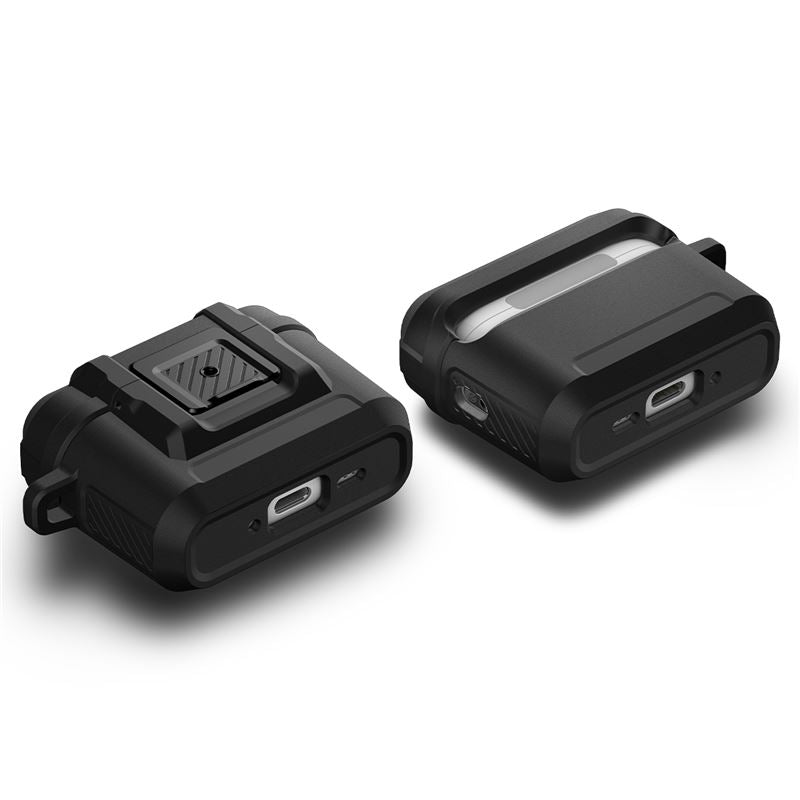 Spigen Lock Fit, matte black - AirPods Pro 3