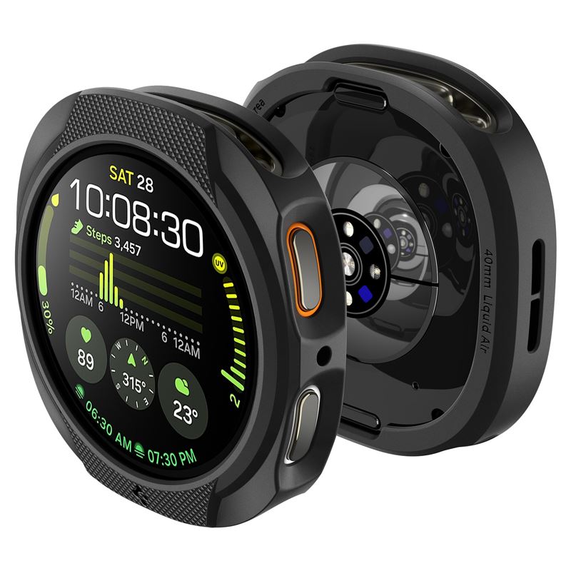Spigen Liquid Air, matte black - Samsung Galaxy Watch 9/8 40mm