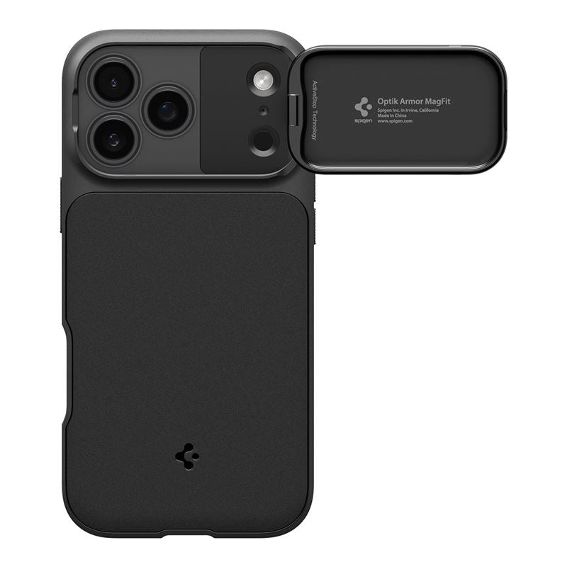 Spigen Optik Armor MagSafe, black - iPhone 17 Pro Max