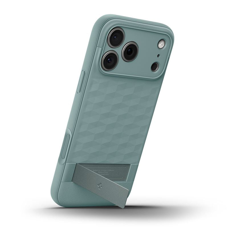 Spigen Parallax S MagSafe, sage green - iPhone 17 Pro Max