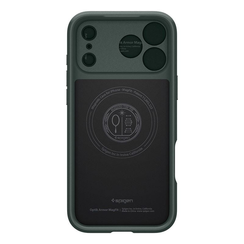Spigen Optik Armor MagSafe, abyss green - iPhone 17 Pro
