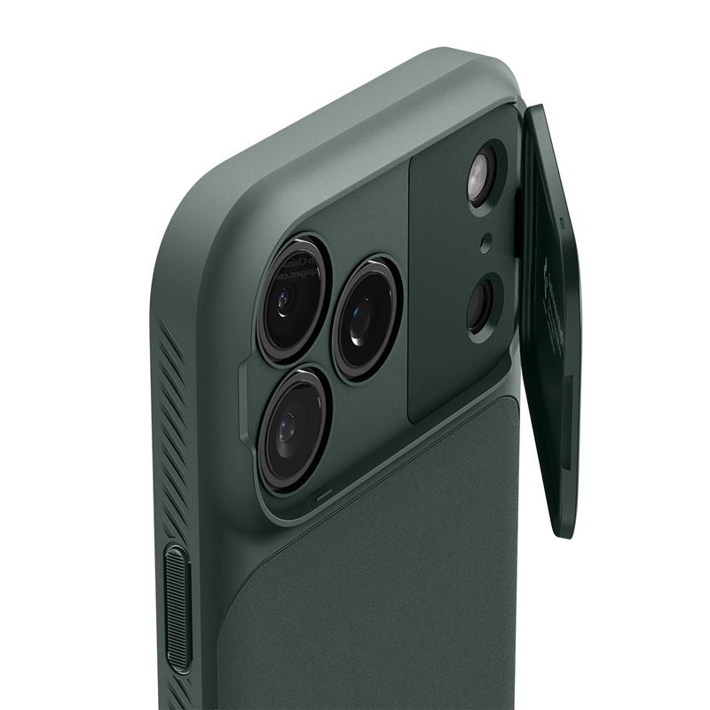 Spigen Optik Armor MagSafe, abyss green - iPhone 17 Pro