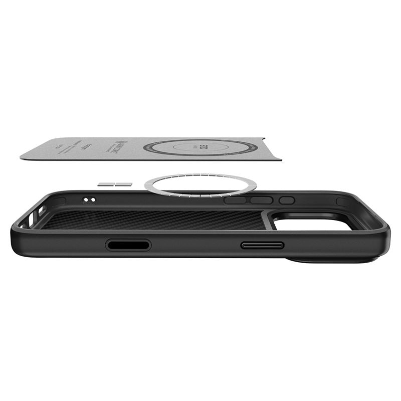 Spigen Enzo Aramid T, black - iPhone 17 Pro