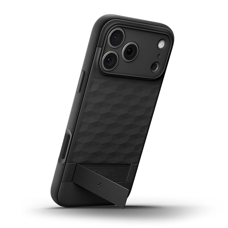 Spigen Parallax S MagSafe, matte black - iPhone 17 Pro