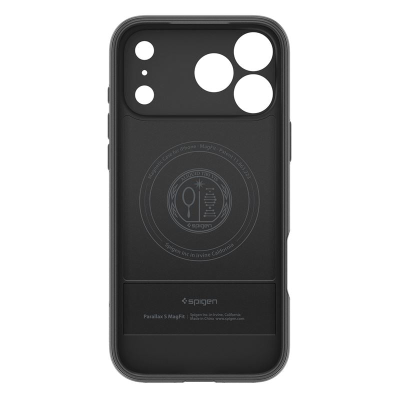 Spigen Parallax S MagSafe, matte black - iPhone 17 Pro