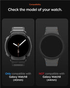 Spigen Rugged Armor Pro, matte black - Samsung Galaxy Watch 9/8 44mm