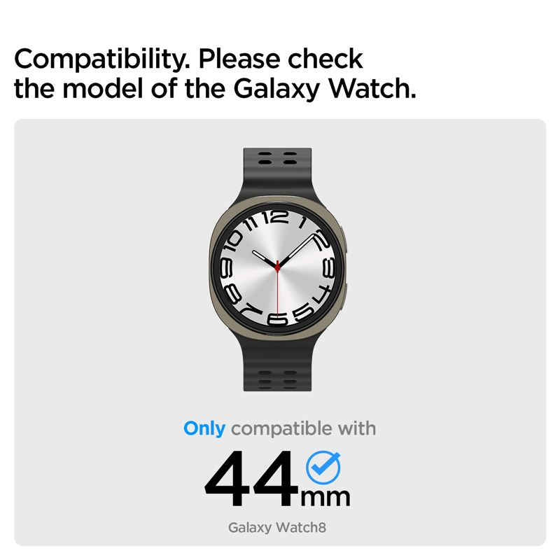 Spigen Bezel Tune (Diver), black - Samsung Galaxy Watch 9/8 44mm