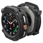 Spigen Rugged Armor, matná čierna – Samsung Galaxy Watch 8 Classic (46mm)