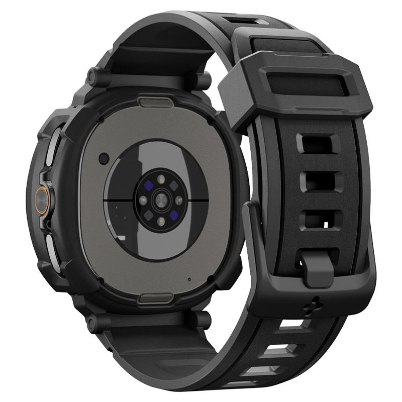 Spigen Rugged Armor Pro, matte black - Samsung Galaxy Watch 8 Classic (46mm)