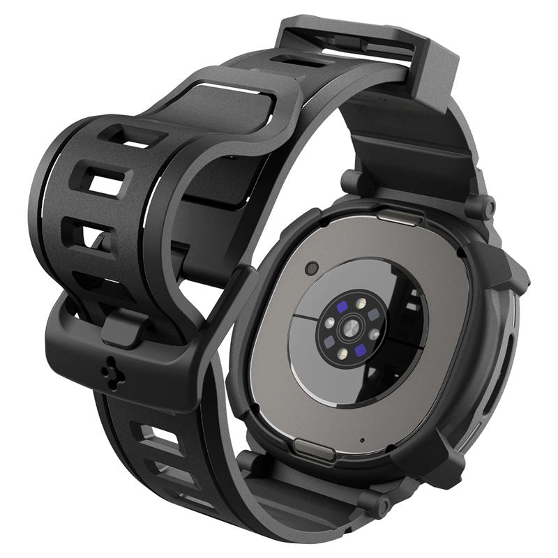 Spigen Rugged Armor Pro, matte black - Samsung Galaxy Watch 8 Classic (46mm)