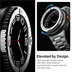 Spigen Bezel Tune (Pilot), silver - Samsung Galaxy Watch 8 Classic 46mm