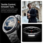 Spigen Bezel Tune (Pilot), silver - Samsung Galaxy Watch 8 Classic 46mm
