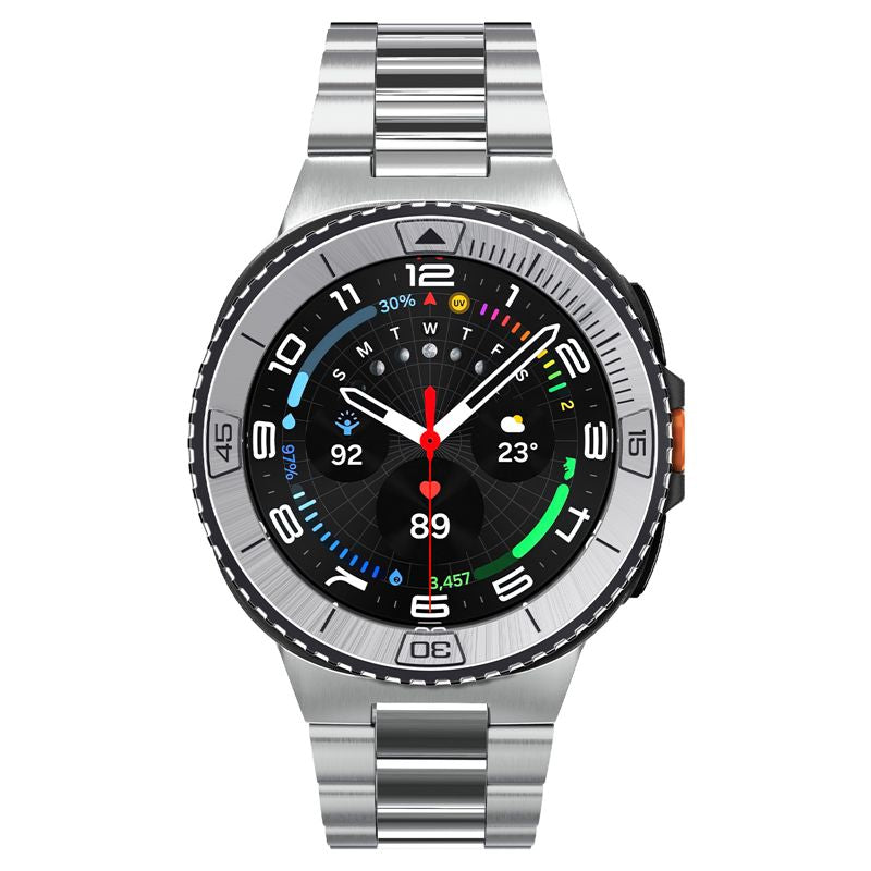 Spigen Bezel Tune (Pilot), silver - Samsung Galaxy Watch 8 Classic 46mm