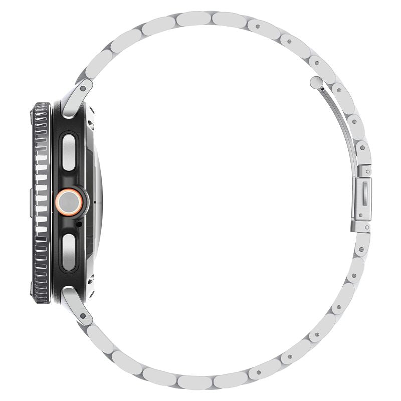 Spigen Bezel Tune (Pilot), silver - Samsung Galaxy Watch 8 Classic 46mm