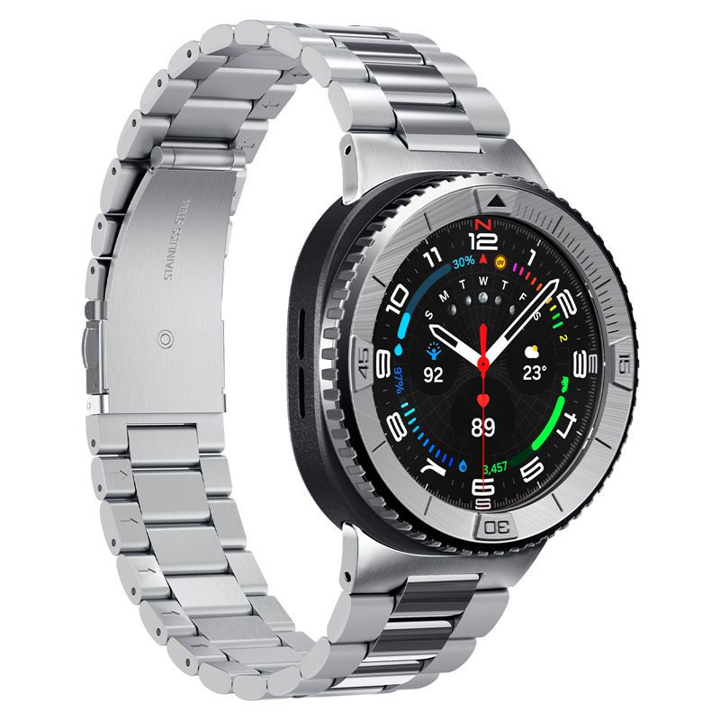 Spigen Bezel Tune (Pilot), silver - Samsung Galaxy Watch 8 Classic 46mm