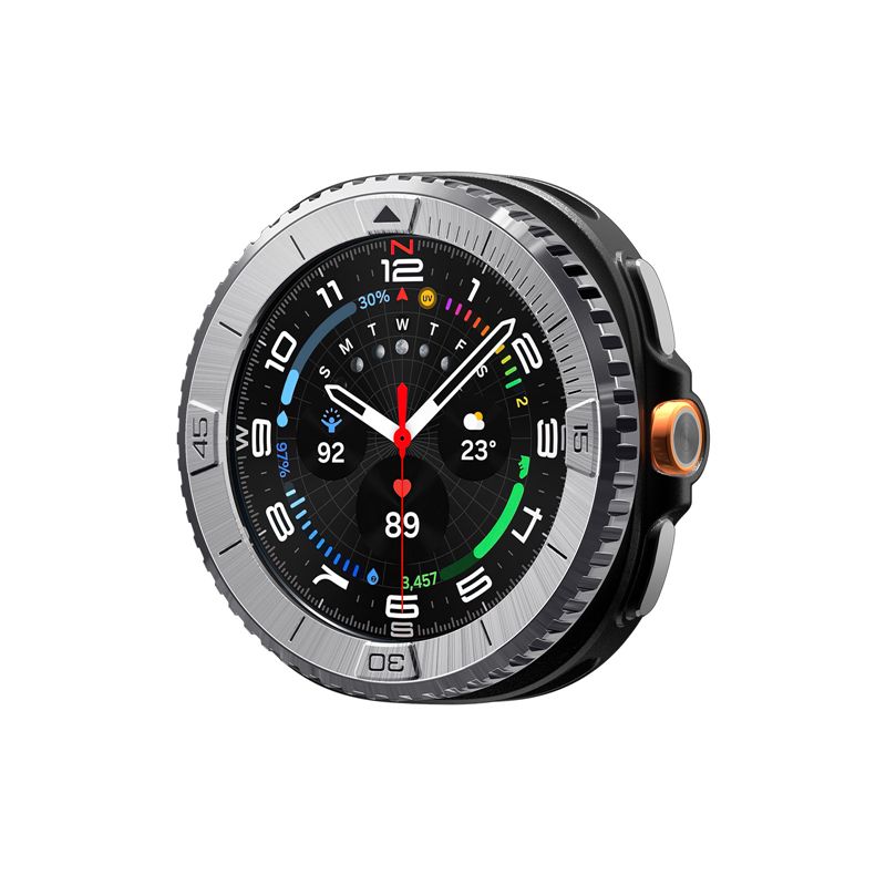 Spigen Bezel Tune (Pilot), silver - Samsung Galaxy Watch 8 Classic 46mm