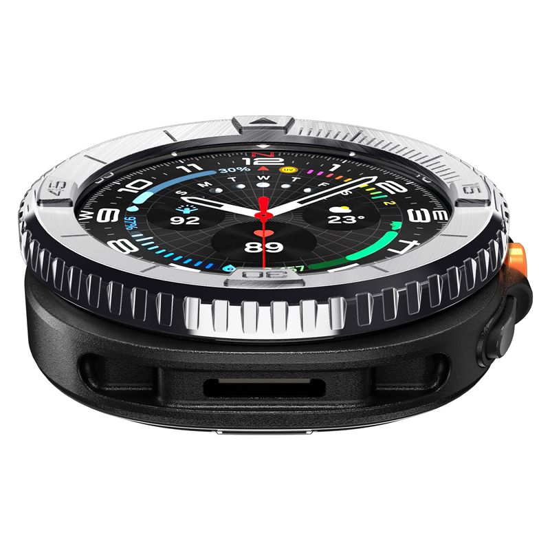 Spigen Bezel Tune (Pilot), silver - Samsung Galaxy Watch 8 Classic 46mm