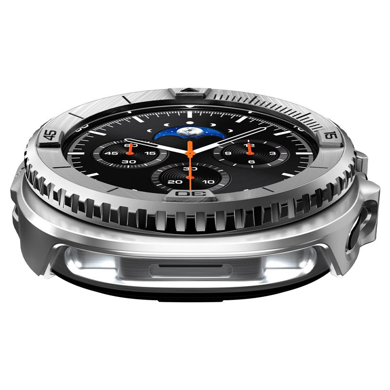 Spigen Bezel Tune Pro (Pilot), silver - Samsung Galaxy Watch 8 Classic 46mm