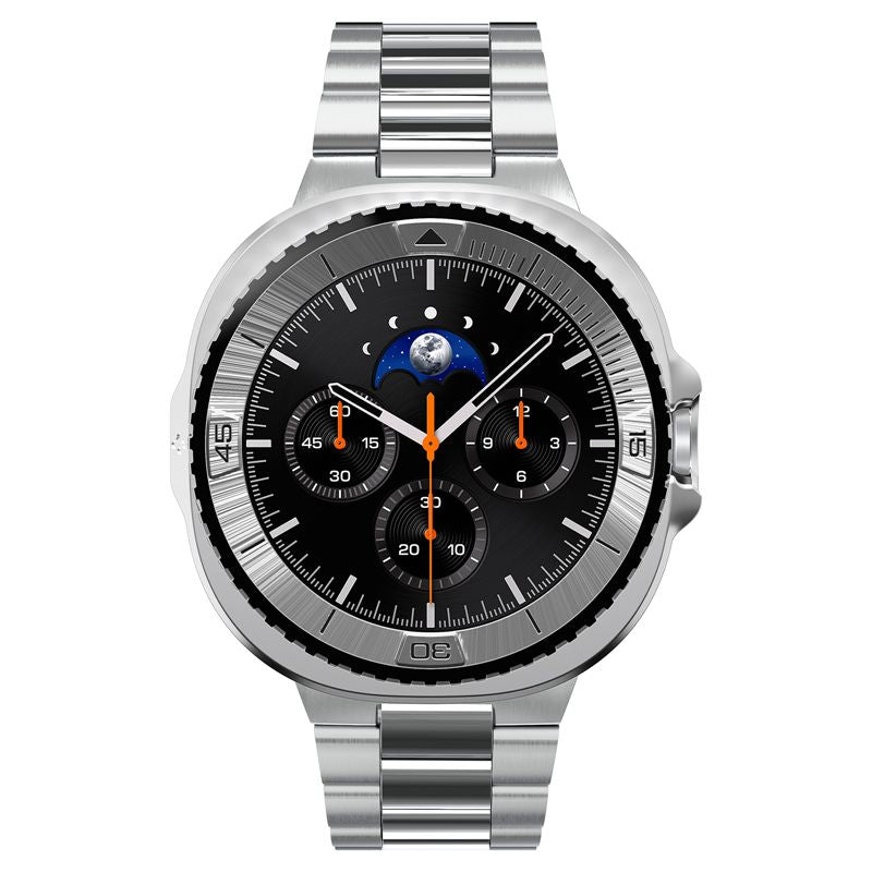 Spigen Bezel Tune Pro (Pilot), silver - Samsung Galaxy Watch 8 Classic 46mm