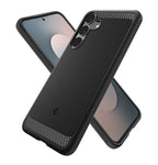 Spigen Rugged Armor, matte black - Samsung Galaxy S25 FE