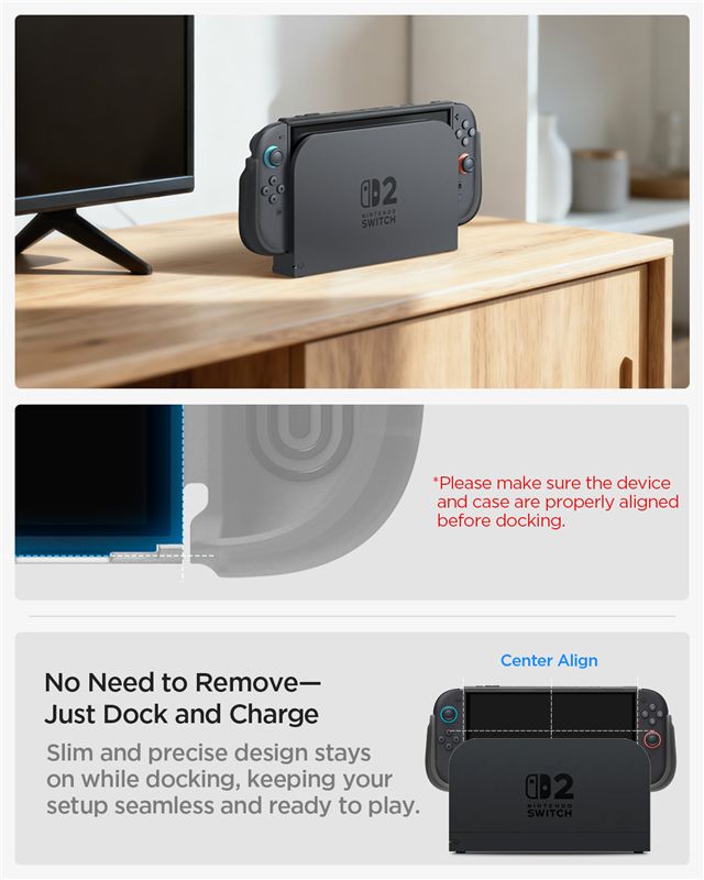 Spigen Ultra Hybrid, frost black - Nintendo Switch 2