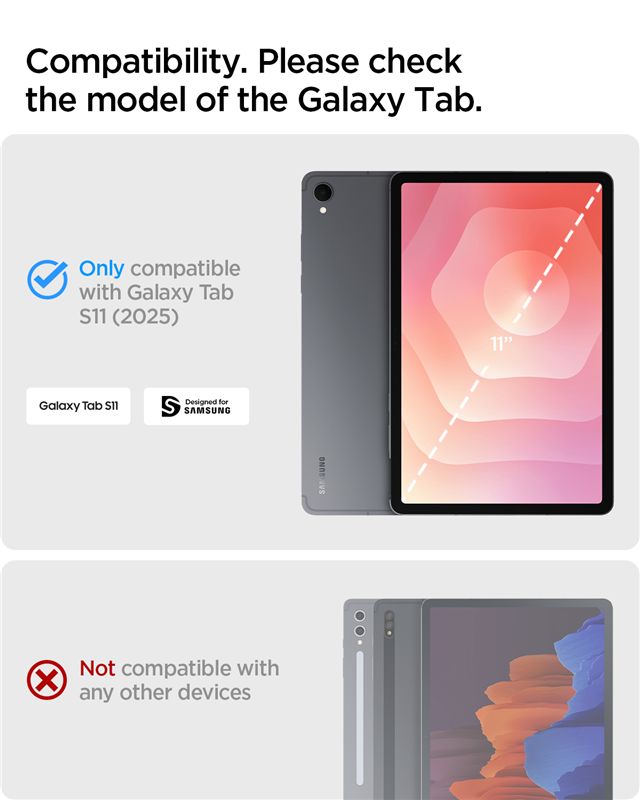Spigen Nano Pop, blueberry navy - Samsung Galaxy Tab S11 (2025)