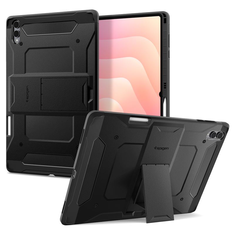Spigen Tough Armor Pro, čierny - Samsung Galaxy Tab S11 Ultra