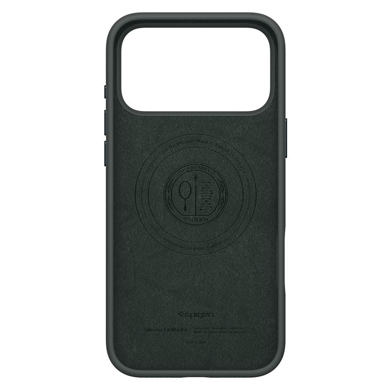 Spigen Silicone Fit MagSafe, abyss green - iPhone 17 Pro Max