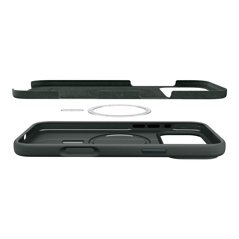 Spigen Silicone Fit MagSafe, abyss green - iPhone 17 Pro Max