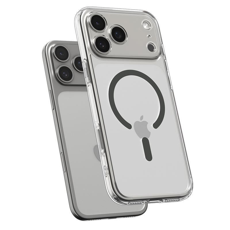 Spigen Ultra Hybrid MagSafe, clear graphite - iPhone 17 Pro Max