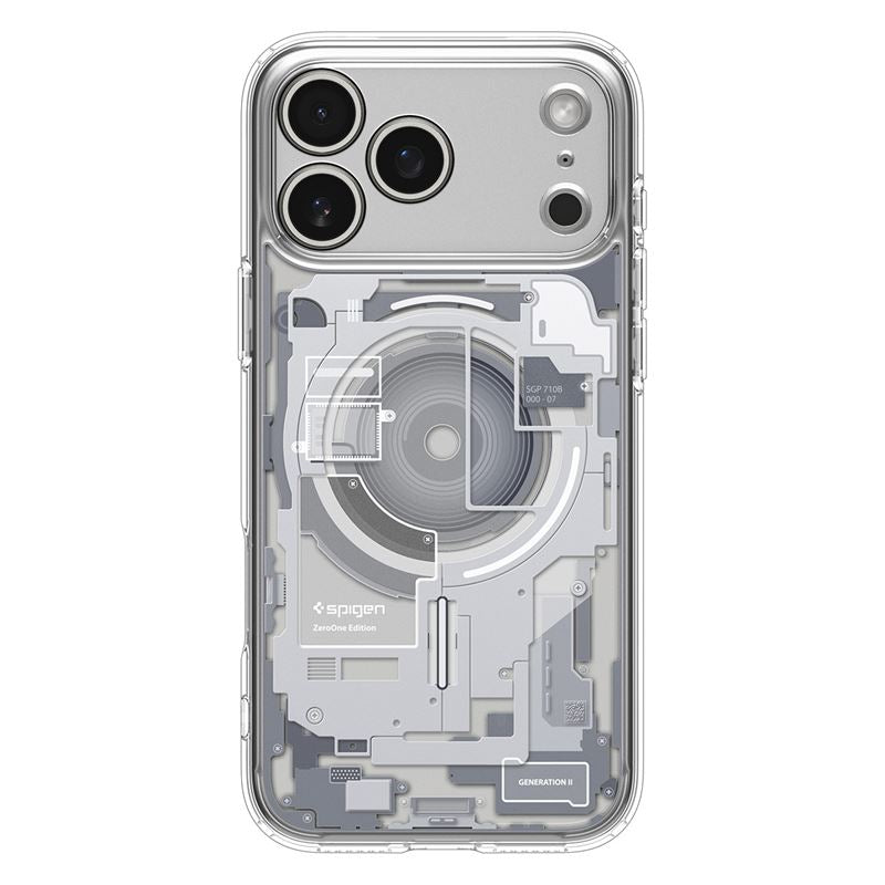 Spigen Ultra Hybrid MagSafe, zero one white - iPhone 17 Pro Max
