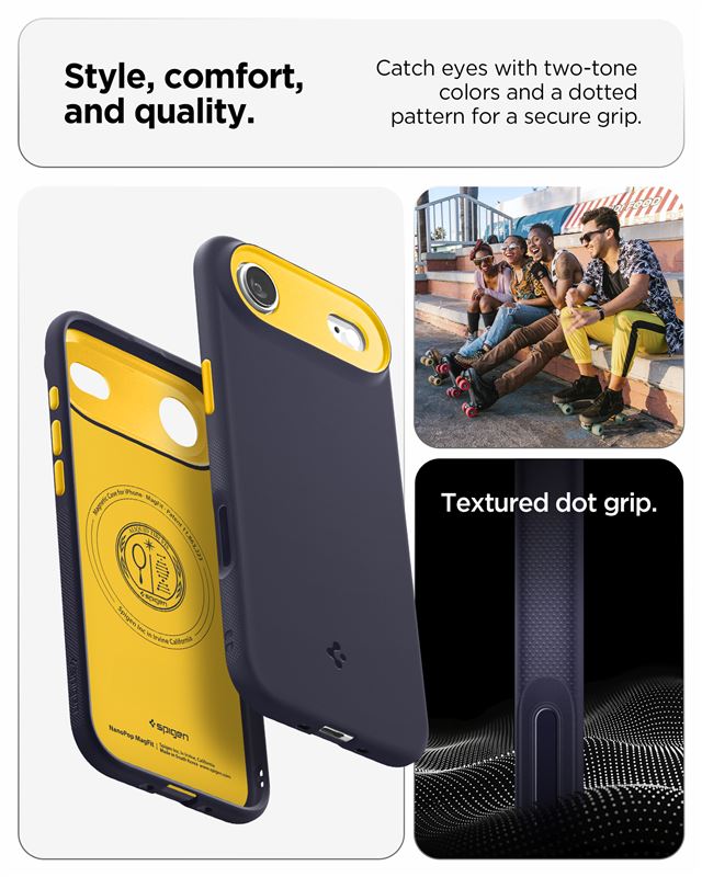 Spigen Nano Pop MagSafe, blueberry navy - iPhone Air