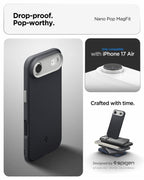 Spigen Nano Pop MagSafe, black sesame - iPhone Air