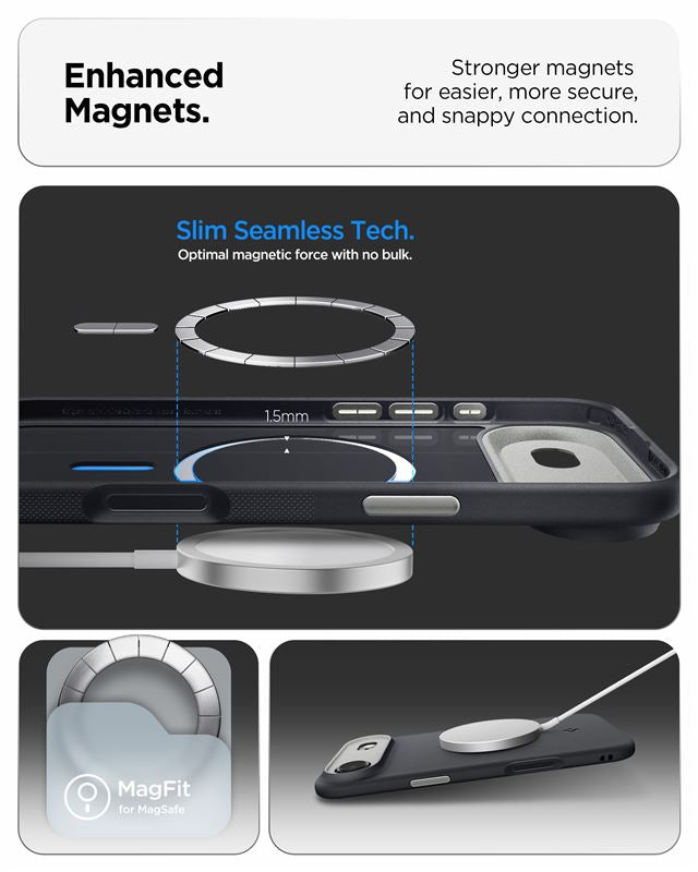 Spigen Nano Pop MagSafe, black sesame - iPhone Air