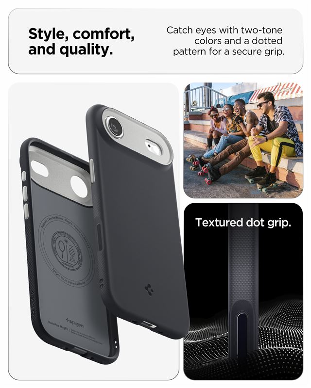 Spigen Nano Pop MagSafe, black sesame - iPhone Air