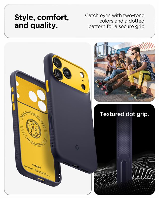 Spigen Nano Pop MagSafe, blueberry navy - iPhone 17 Pro